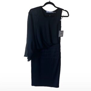 Marc New York Black One Sleeve Dress with Tags